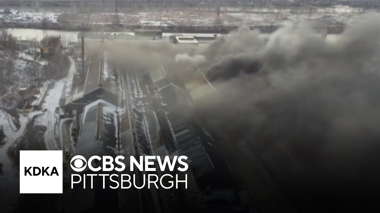 Tin plant catches fire in West Virginia