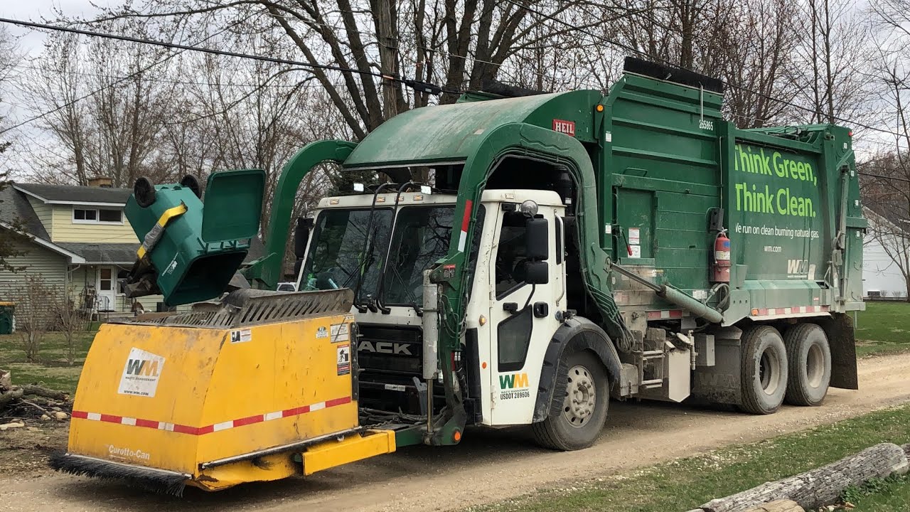 Waste Management Heil Freedom Curotto Can Garbage Truck!