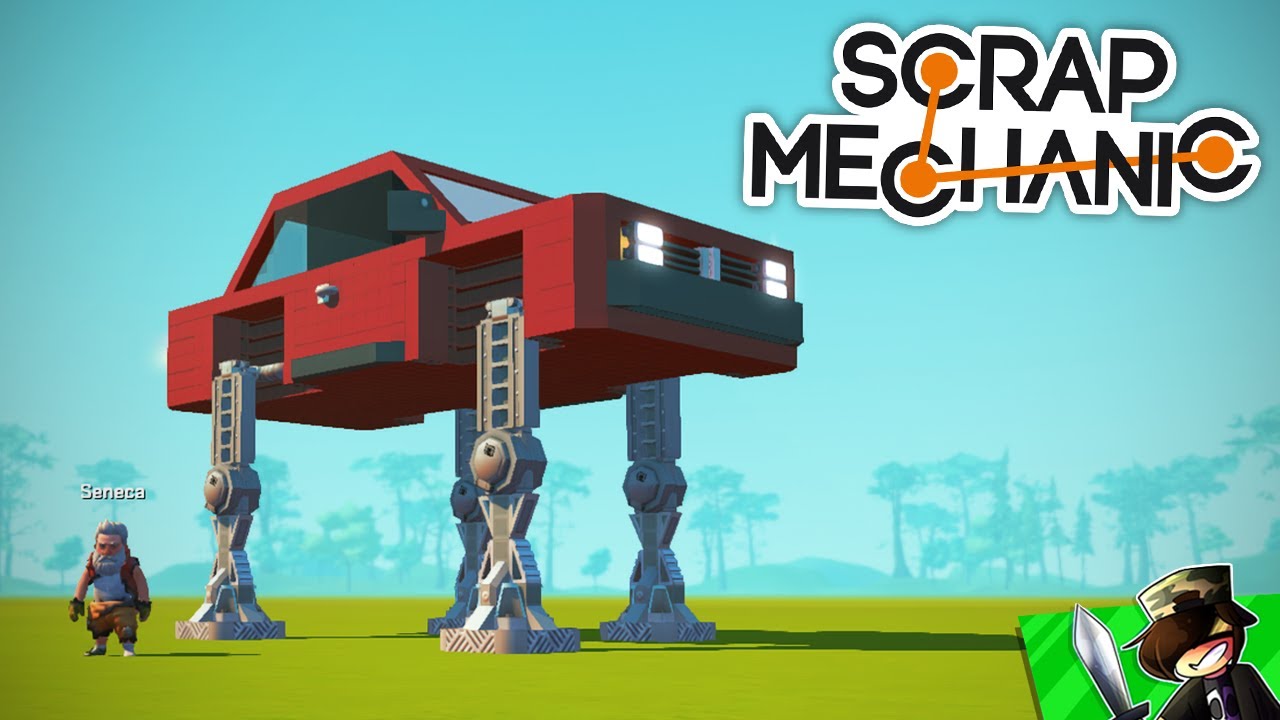 L&Eacute;PEGETŐ AUT&Oacute;T &Eacute;P&Iacute;TETT&Uuml;NK! 🦵🏻 - Scrap Mechanic Zond&aacute;val