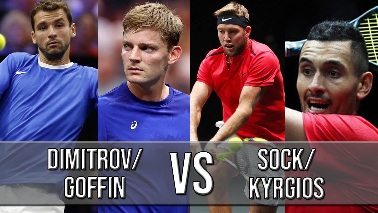 Dimitrov/Goffin Vs Sock/Kyrgios - Laver Cup 2018 (Highlights HD)