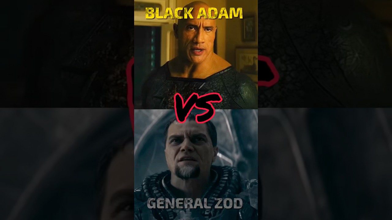 Black Adam VS General Zod