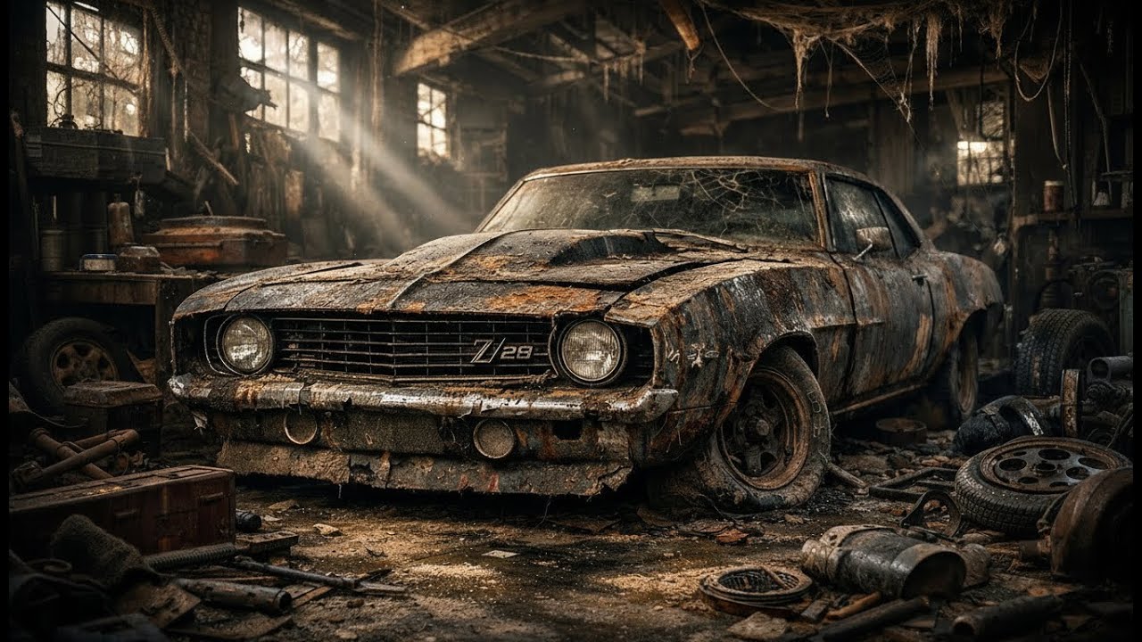 Asmr Restoration Full Rebuild of Chevrolet Camaro Z/28 1969 from Abandoned Condition to Looking New