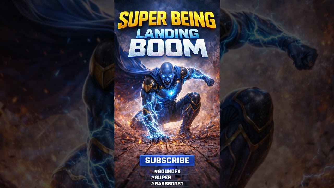 SUPERHERO LANDING BOOM – Epic Hard Impact Sound Effect | Cinematic Hero Slam