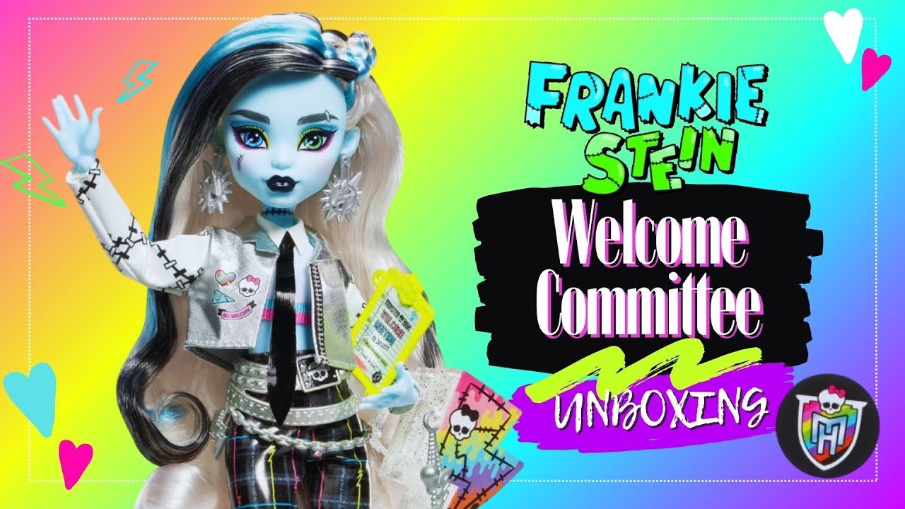 Welcome Committee Frankie Stein ⚡ | Unboxing Monster High G3