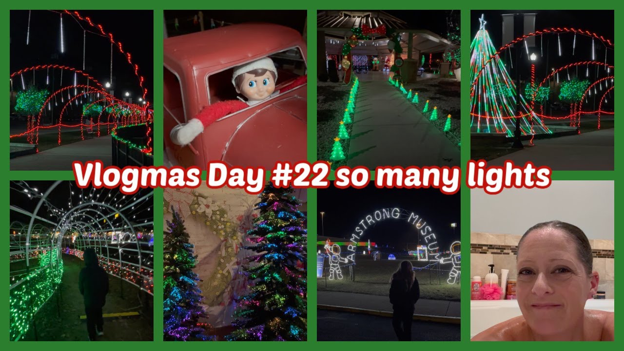 VLOGMAS DAY #22 LIGHTS AT THE MUSEUM, LIGHTS BY THE RIVER & JUST TAKING IT ALL IN | Angie's Life