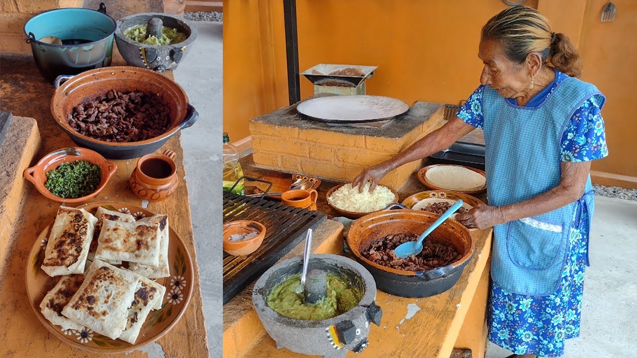 BURRITOS DE CECINA Despues De 5 Dias De Lluvia Muy Fuerte Por El Huracan John | Doña Lupita
