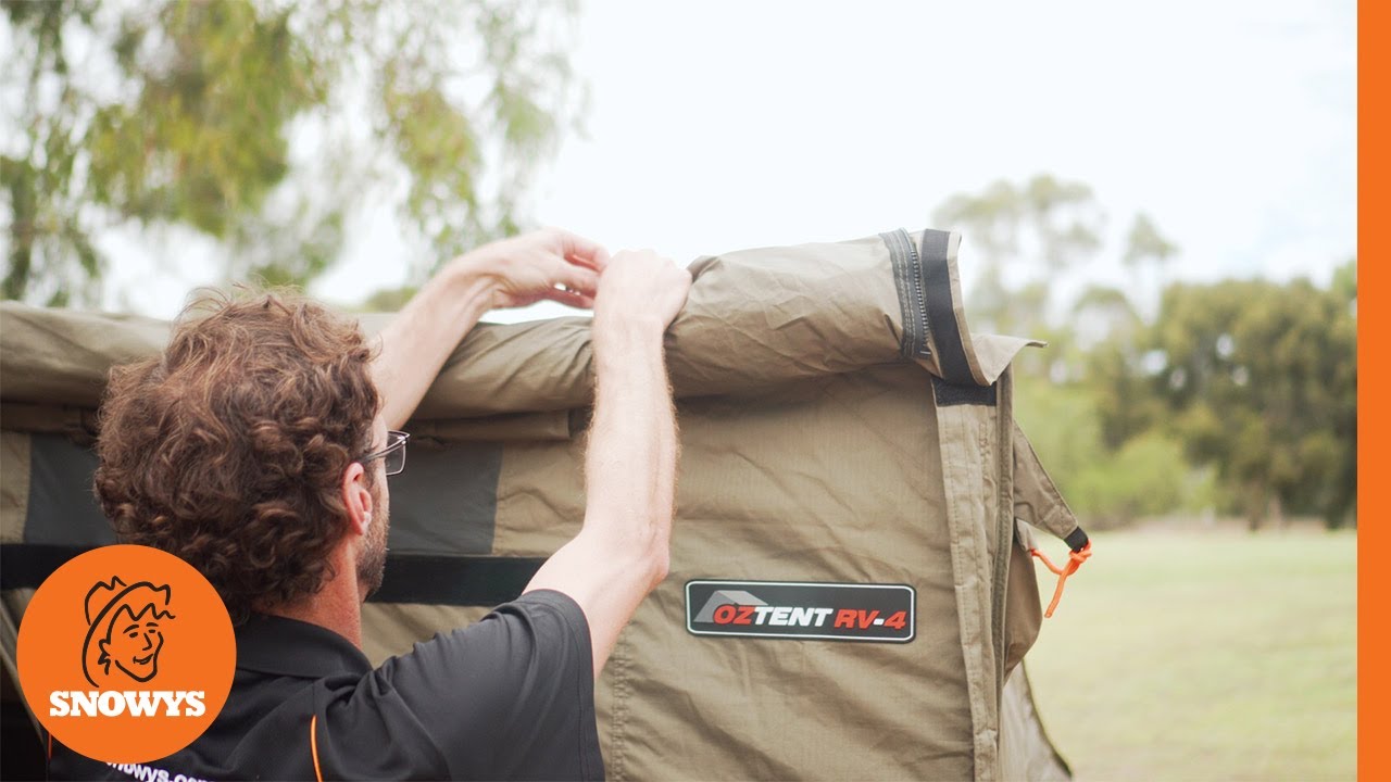 Oztent RV4 Canvas Touring Tent - How to setup and pack away