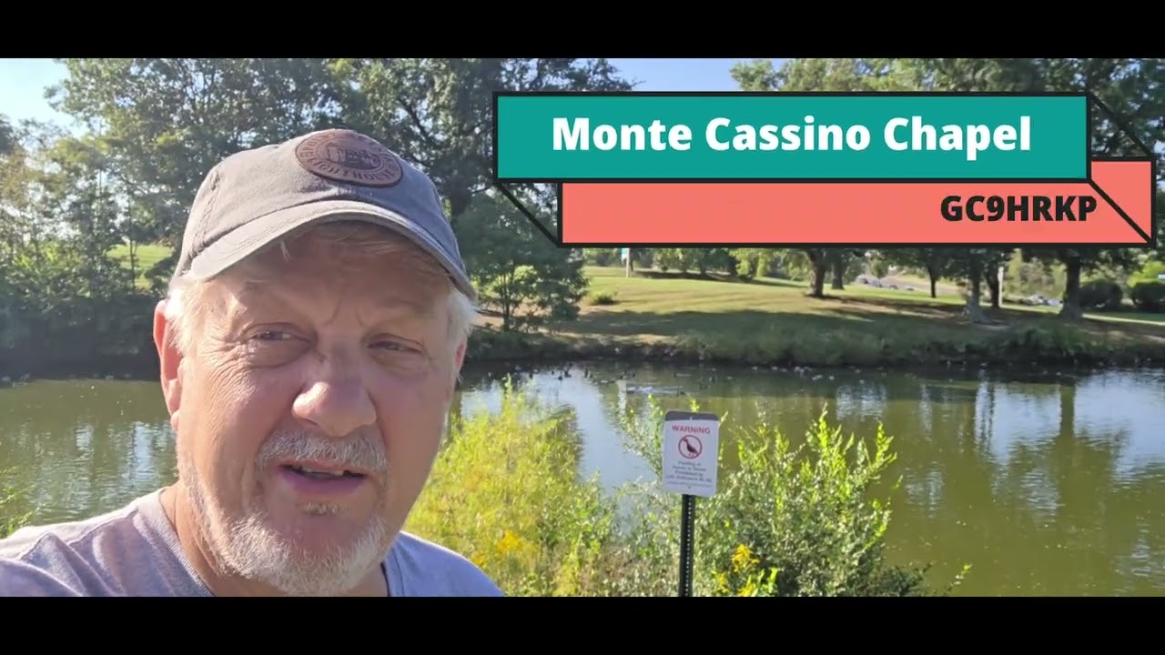 Quick Cache tuesday takes me to a small chapel on a pond