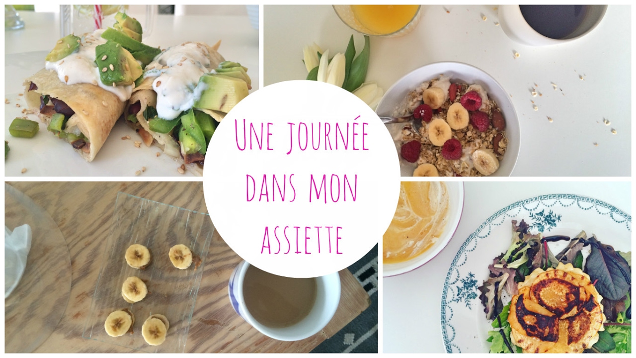 Une journée dans mon assiette (vegan)