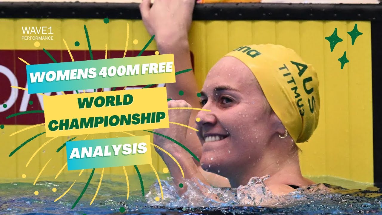400m Free 2023 Worlds Titmus/Ledecky/McIntosh 