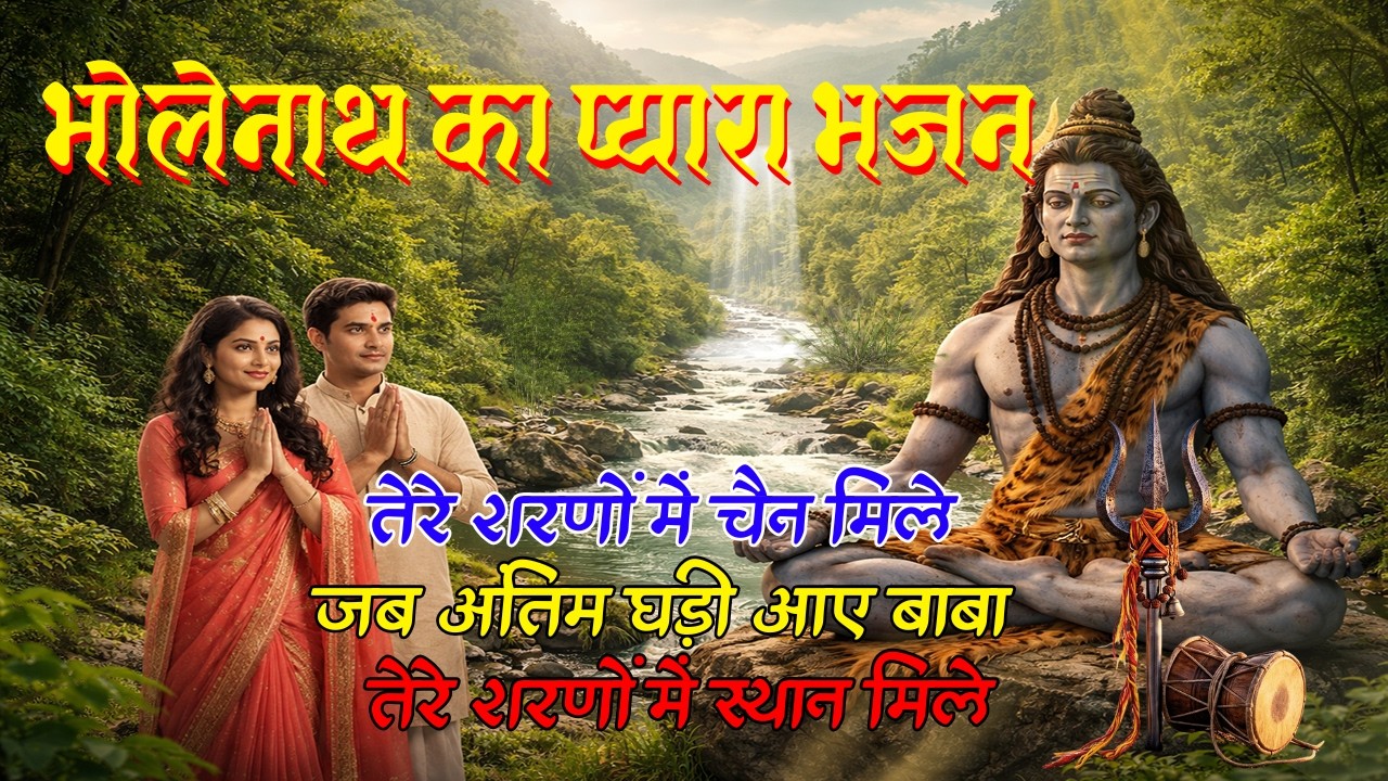 अंतिम घड़ी जब आए बाबा  तेरे चरणों में स्थान मिले  Om Namah Shivaya Bhajan 2026  Very Emotional Shiv