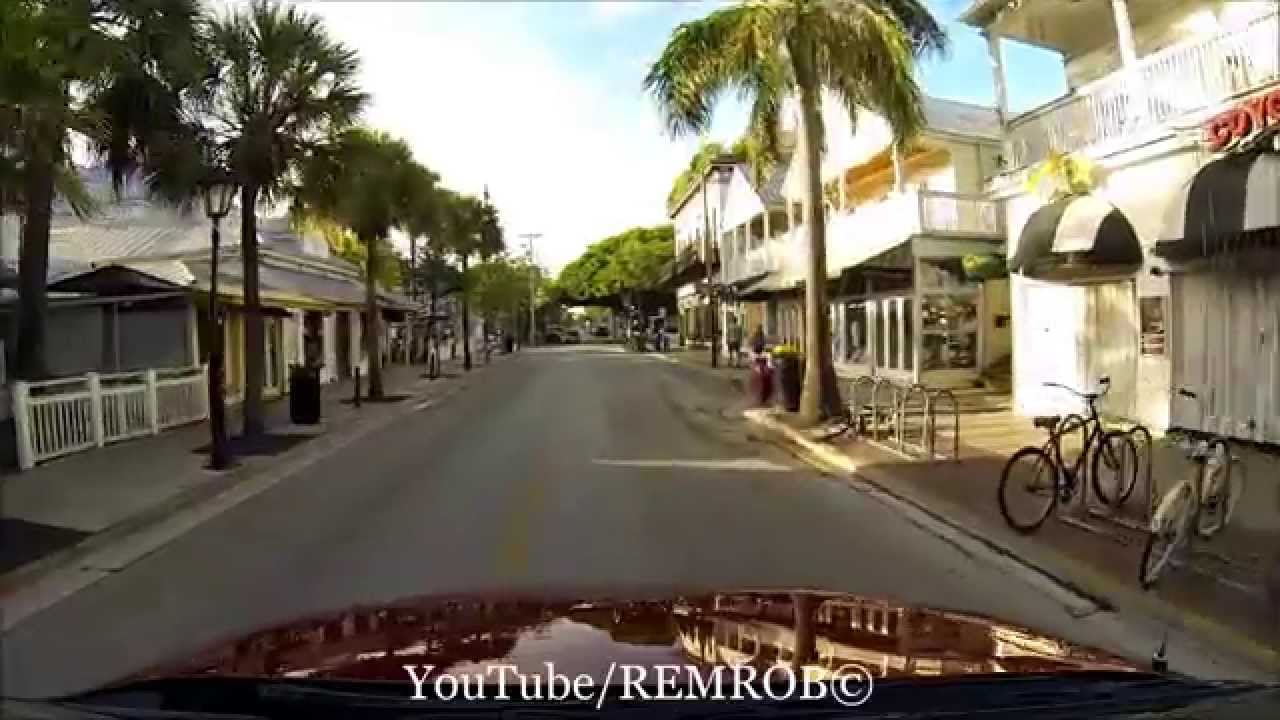 Driving Key West And North On Key's