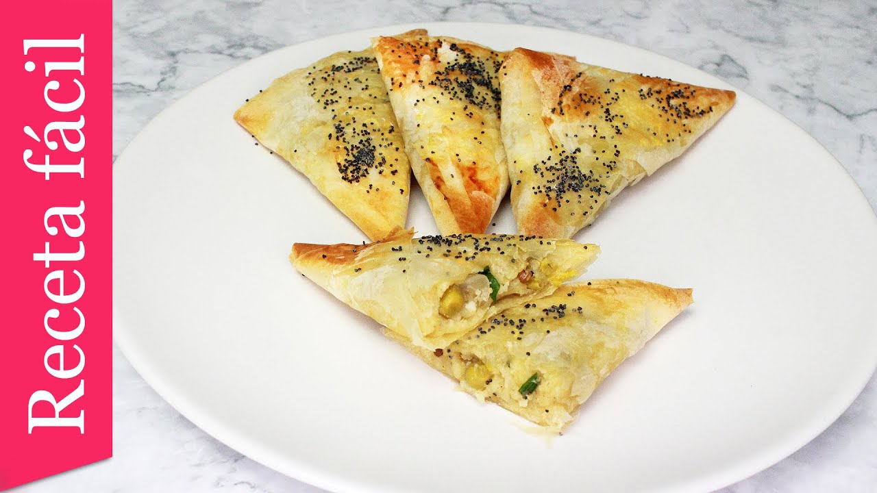 Samosas al horno al estilo indio (empanadillas indias) | Receta casera y fácil