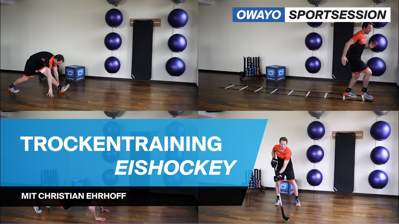 Eishockey Trockentraining/Sommertraining: Übungen für Zuhause | owayo