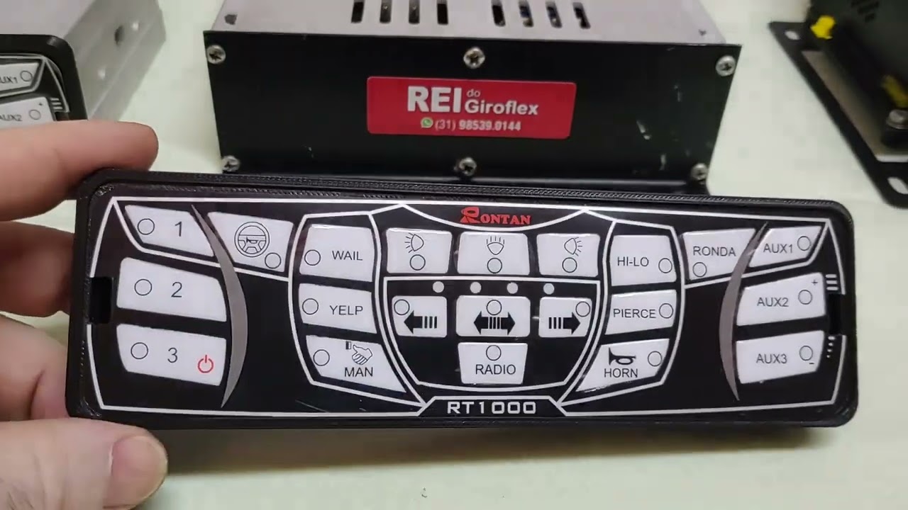 Módulos controladores de sirene e Giroflex Rontan , chama ZAP Rei do Giroflex BH (31) 9 8539-0144