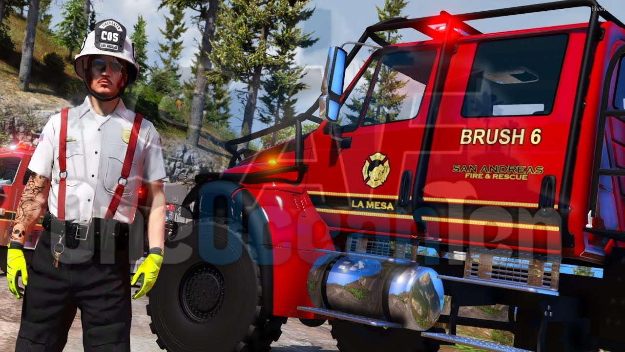 SA'F #268 - New Uniforms, New Brush Truck! | GTA V RP