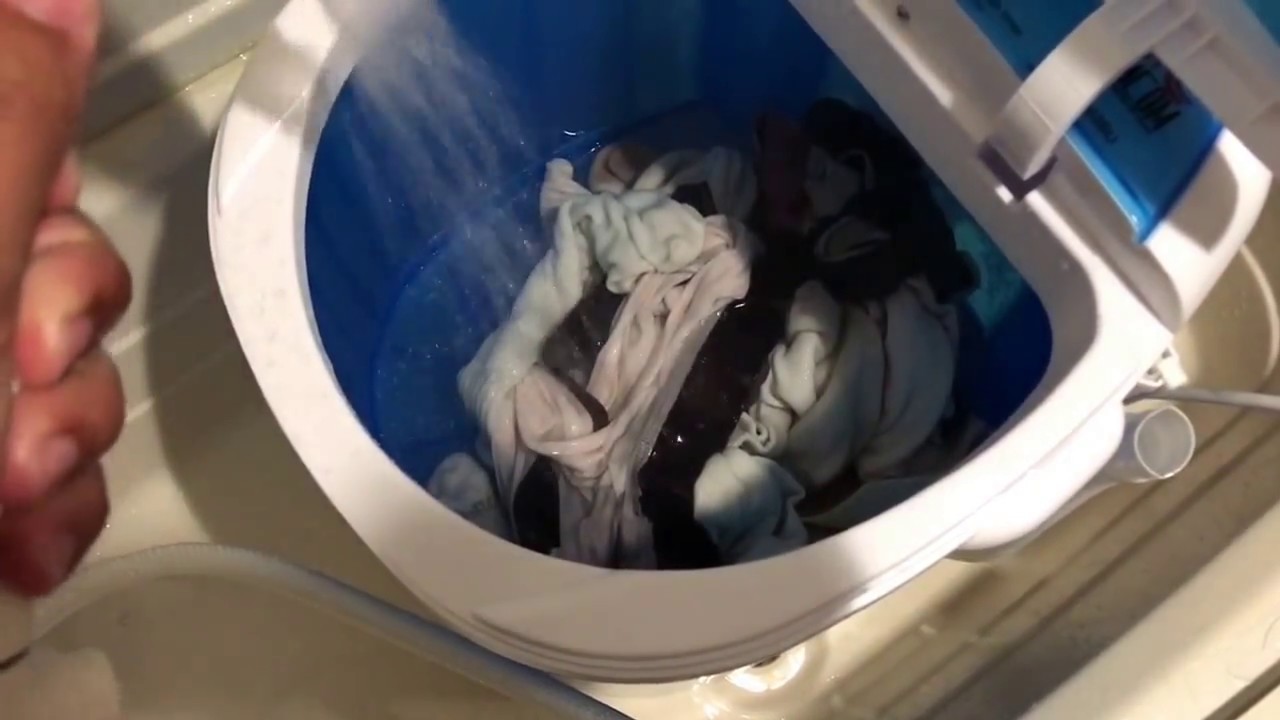 Portable mini washer and spinner
