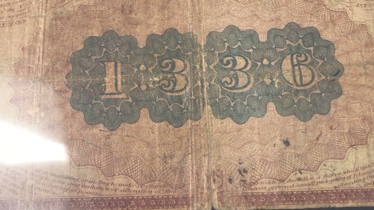 Brown Back National Bank Notes Currency