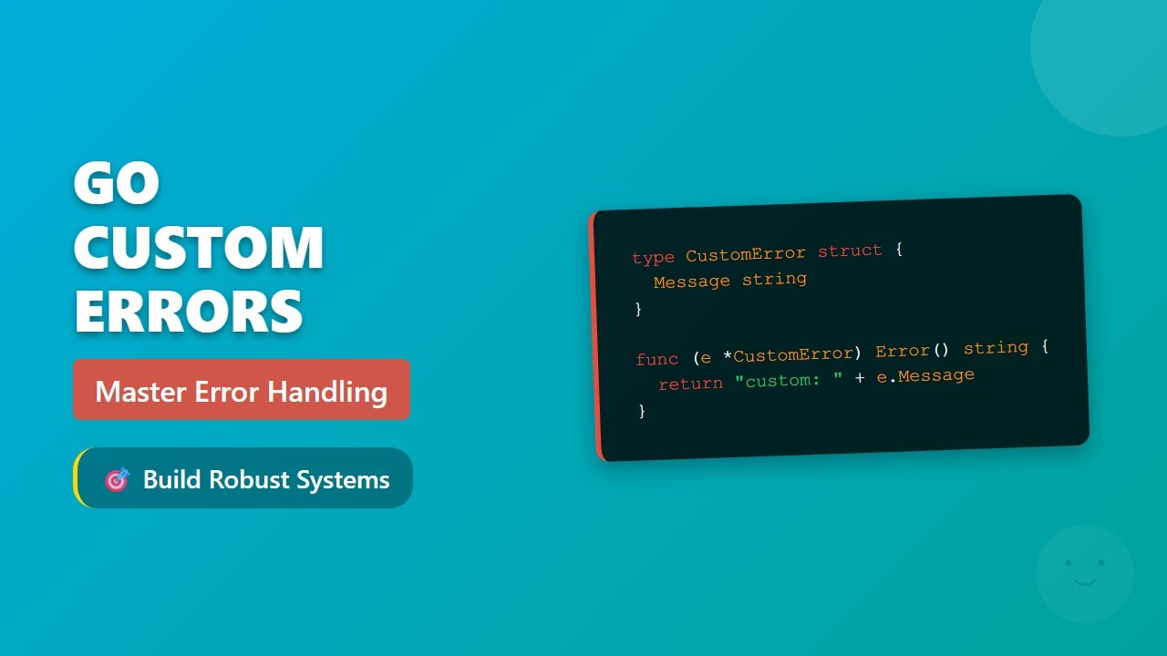 Custom Errors in Go: Robust Error Handling for Beginners 🚀