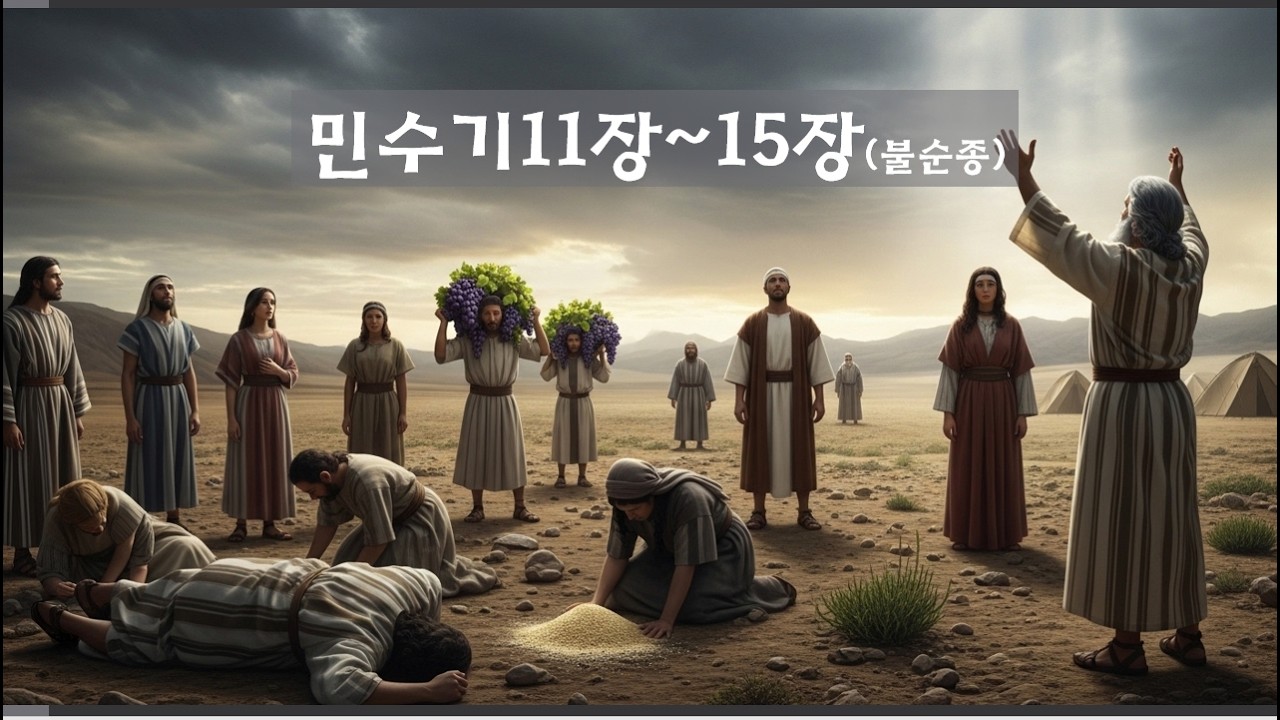 민수기11장~15장(불순종)