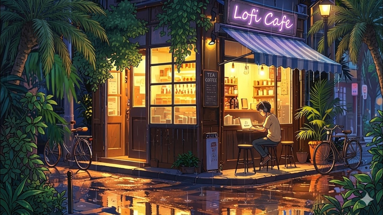 Rainy City Lofi 🌧️ Cozy Beats to Relax