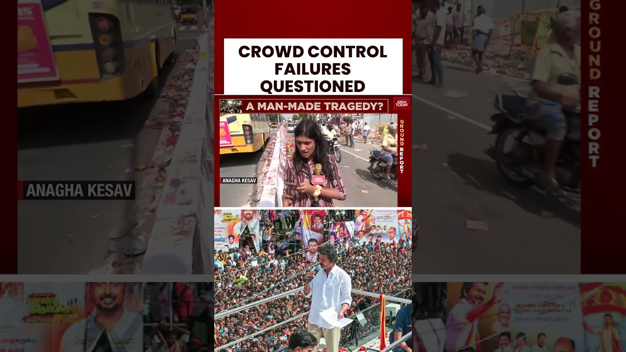 Crowd Control Failures Questioned | TVK Vijay Rally Stampede