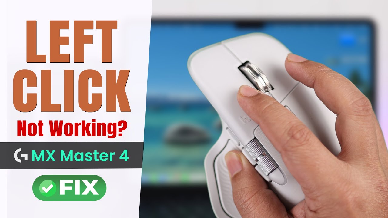 Logitech MX Master 4: Не работает левая кнопка мыши - Исправлено!