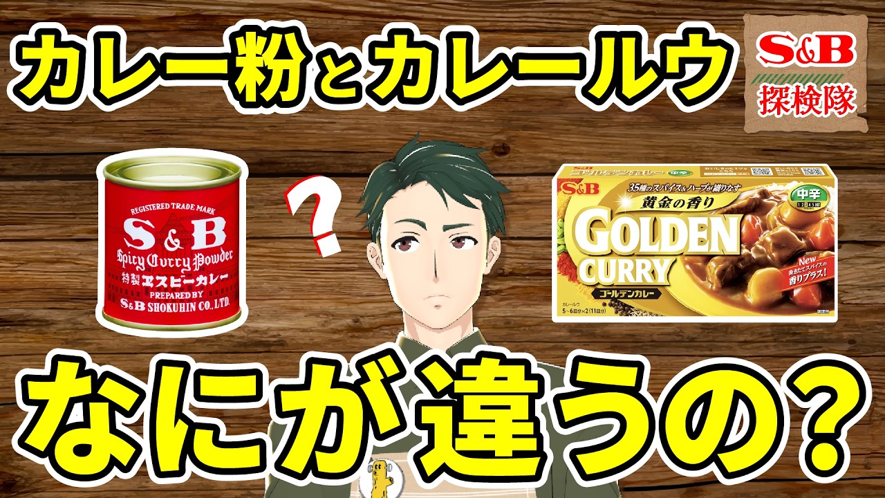 【今さら聞けない】カレー粉とカレールウってなにが違うの？【S&B探検隊】