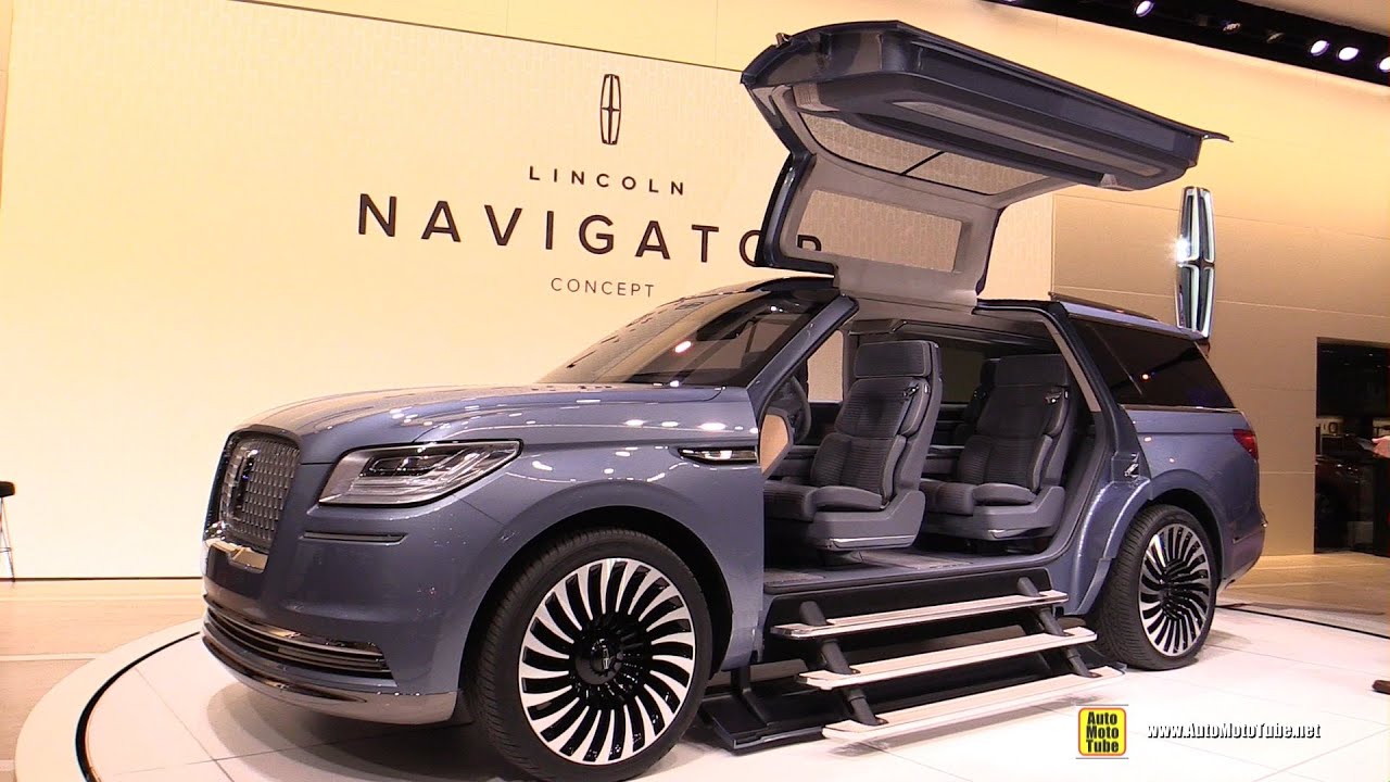 Lincoln Navigator Concept - Exterior and Interior Walkaround - Debut at 2016 New York Auto Show