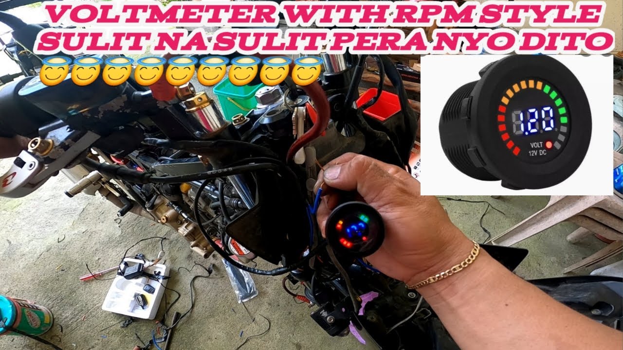 HOW TO INSTALL VOLTMETER WITH RPM STYLE TO RAIDER 150 FI OR SATRIA FU 150