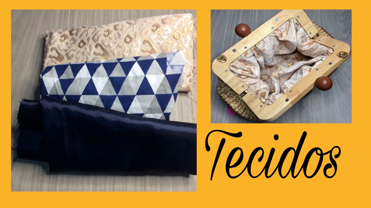 Qual tecido usar pra forro de Bolsa em crochê
