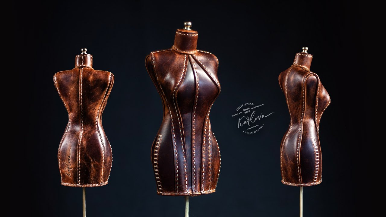 Mini Leather Dress Form Tutorial + Pattern