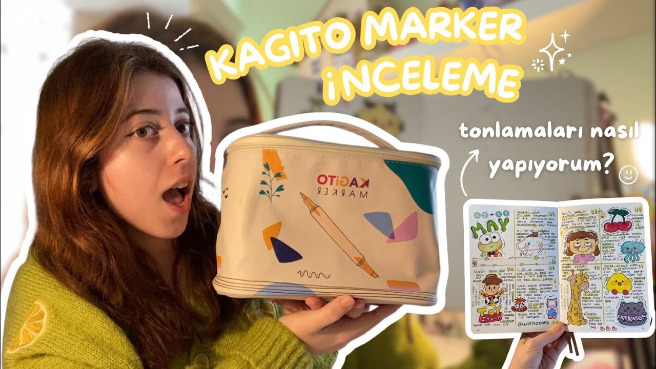 kagito marker seti inceleme | tonlamaları nasıl yapıyorum?