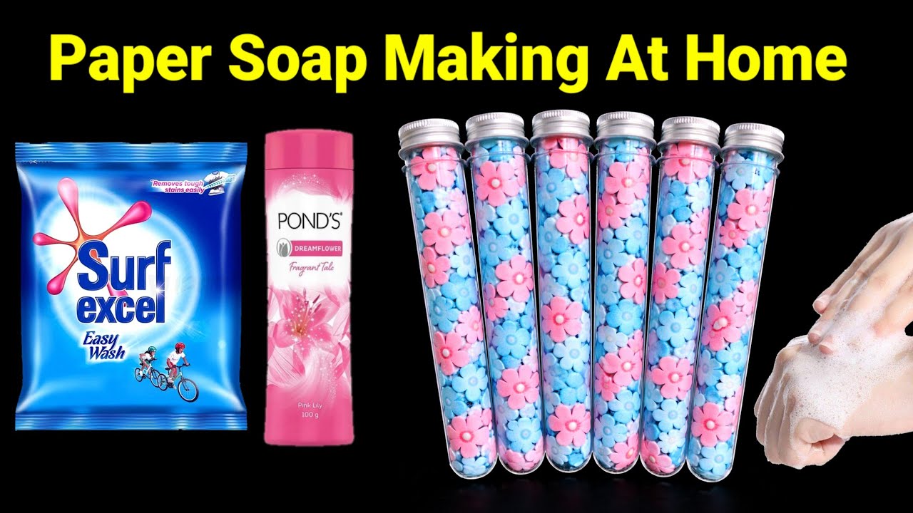 Homemade paper soap making kit/homemade paper soap/How to make paper soap/paper soap making/#soap