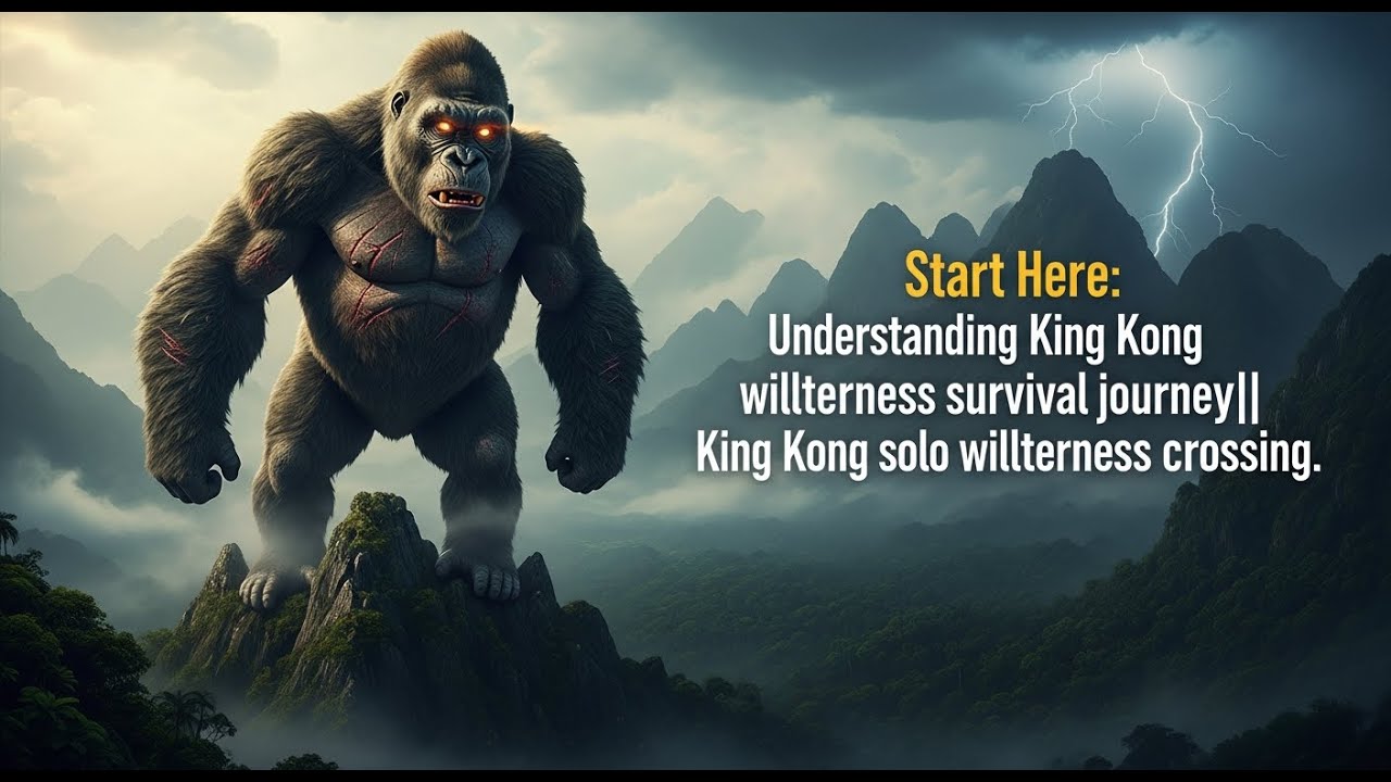 King Kong's wilderness survival journey King Kong solo wilderness crossing A True Test of the Apex P