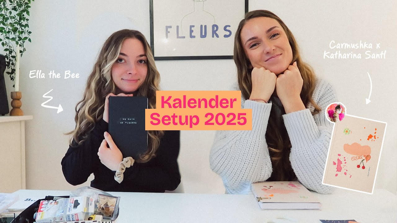Wir gestalten unsere Kalender um | Kalender Setup '25 ✨ Spoiler: es wird chaotisch 🫠 | Fränzl & Vero