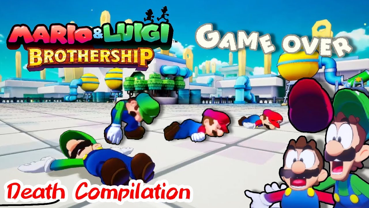 Mario & Luigi Brothership Death Compilation