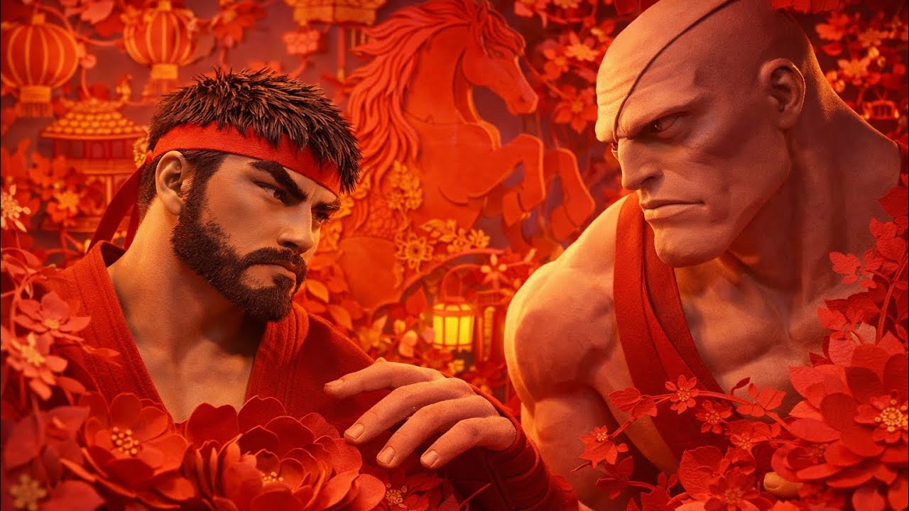 Street Fighter 6 Ryu VS Sagat