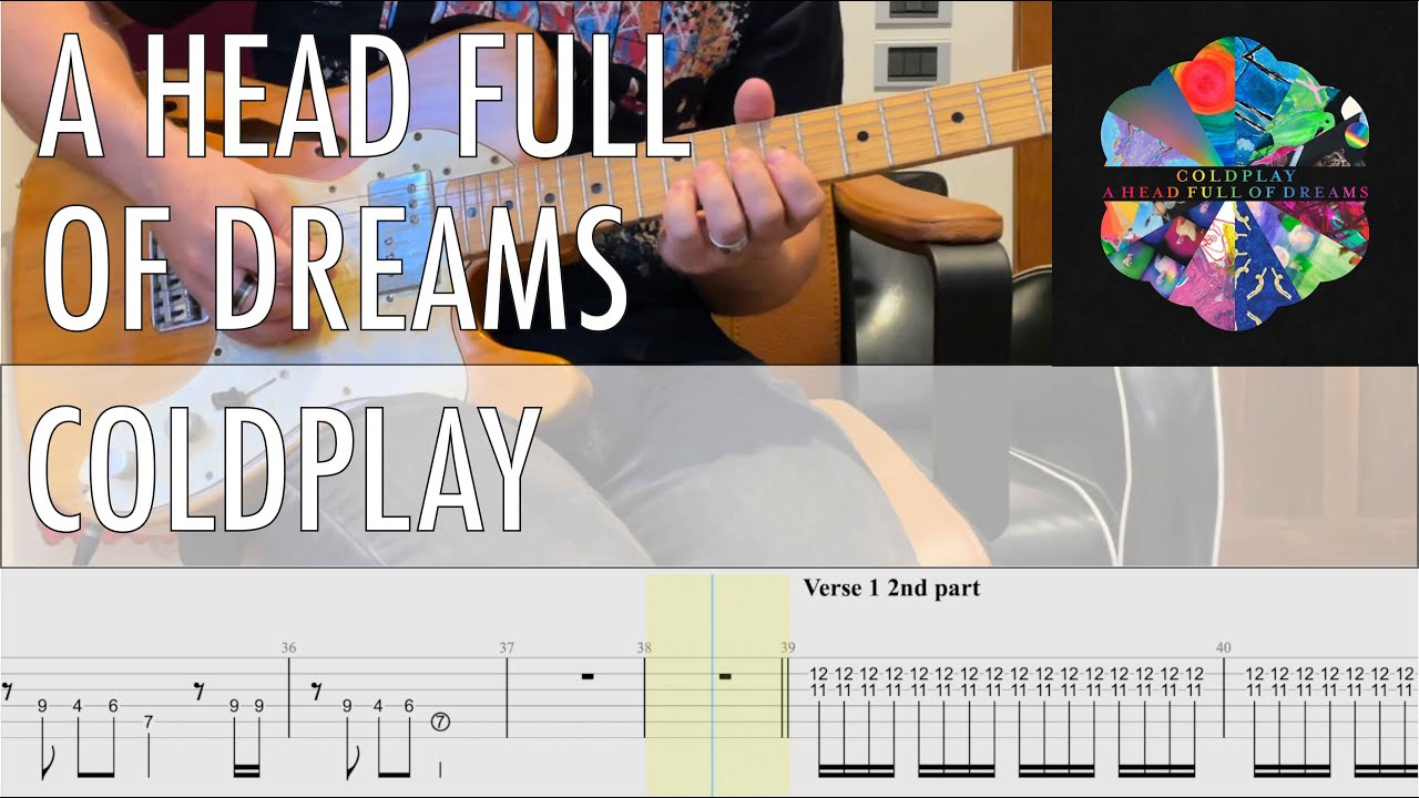 A Head Full Of Dreams Coldplay Cover • Guitar Tab • Tutorial • Lesson