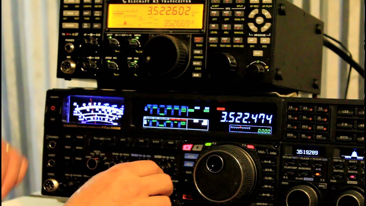 FTDX-5000 versus Elecraft K3 in CQWW -CW contest Nov 2010
