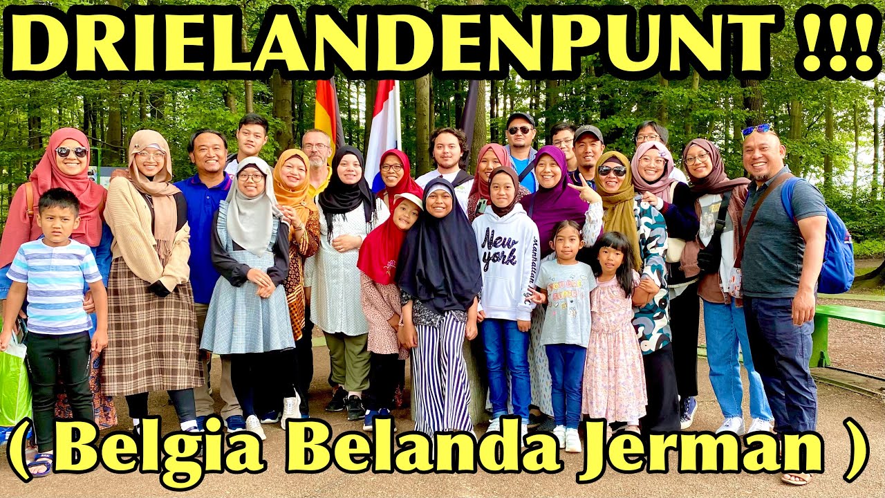 DRIELANDENPUNT ( BATAS WILAYAH TIGA NEGARA EROPA ) BELGIA BELANDA JERMAN