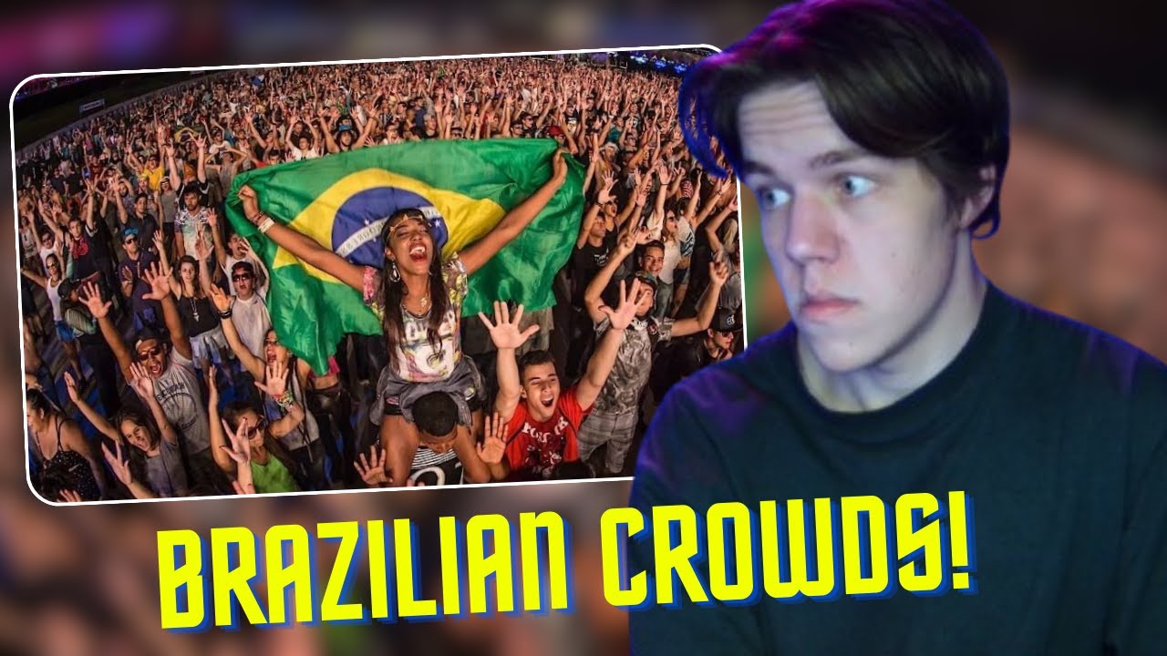 GRINGO REACTS to BRAZILIAN CROWDS!