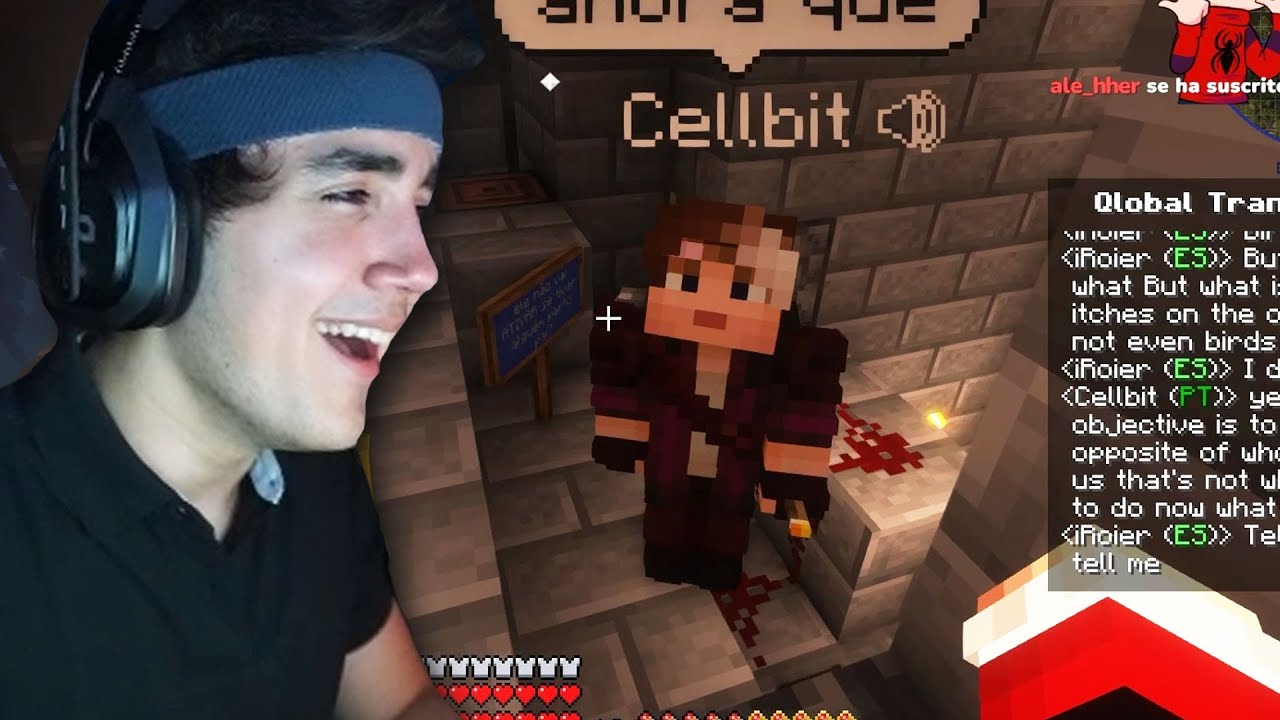 ROIER EN QSMP DIA 85 Y UNBOXING THE CRYPTIC KILLER CON CELLBIT !!