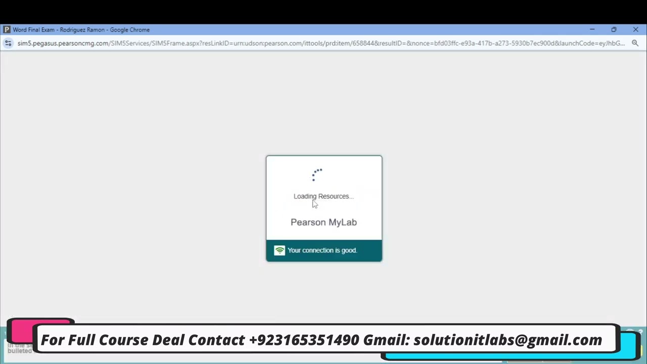 WORD FINAL EXAM | MYITLAB Pearson Word Final Exam | Word Simulation Exam