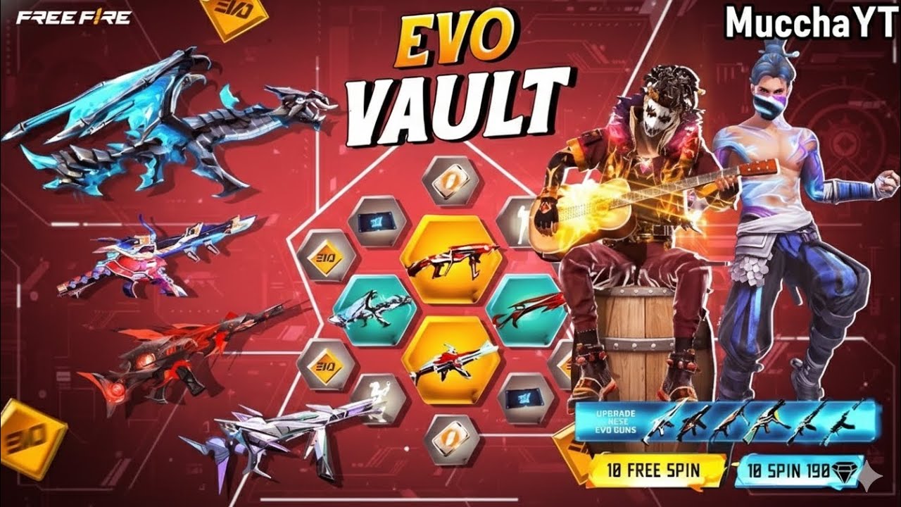 Free Fire Next EVO Vault Event 💥 EVO Gun Confirmed? #freefire #mucchayt #ff 