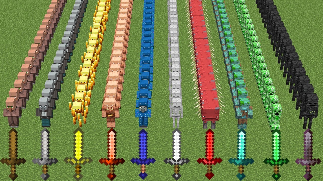 which mob will die the fastest ?