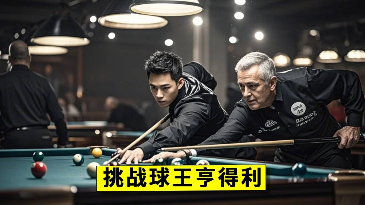 小伙上门踢馆，没想到球王亨得利坐镇球馆！这也太刺激了【王孟南台球教学】