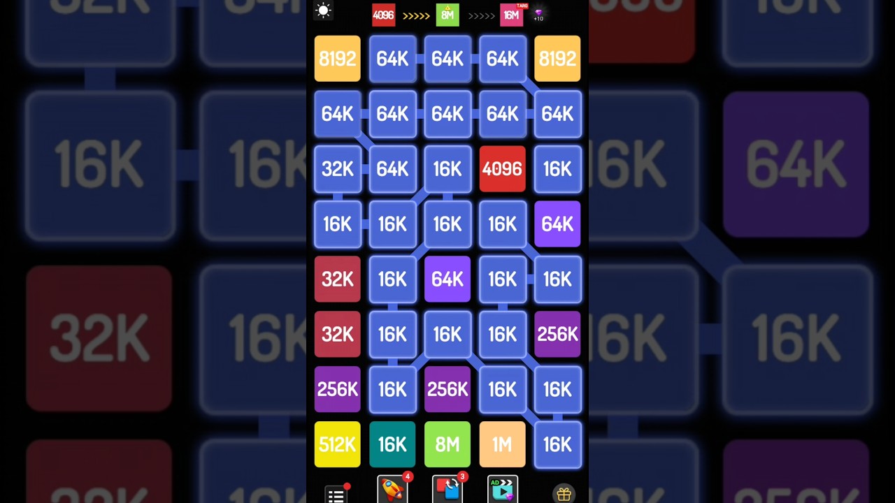 Musical Merge Block Number Match Android iOS puzzle games #2248 #2048 #newgames #bestgames