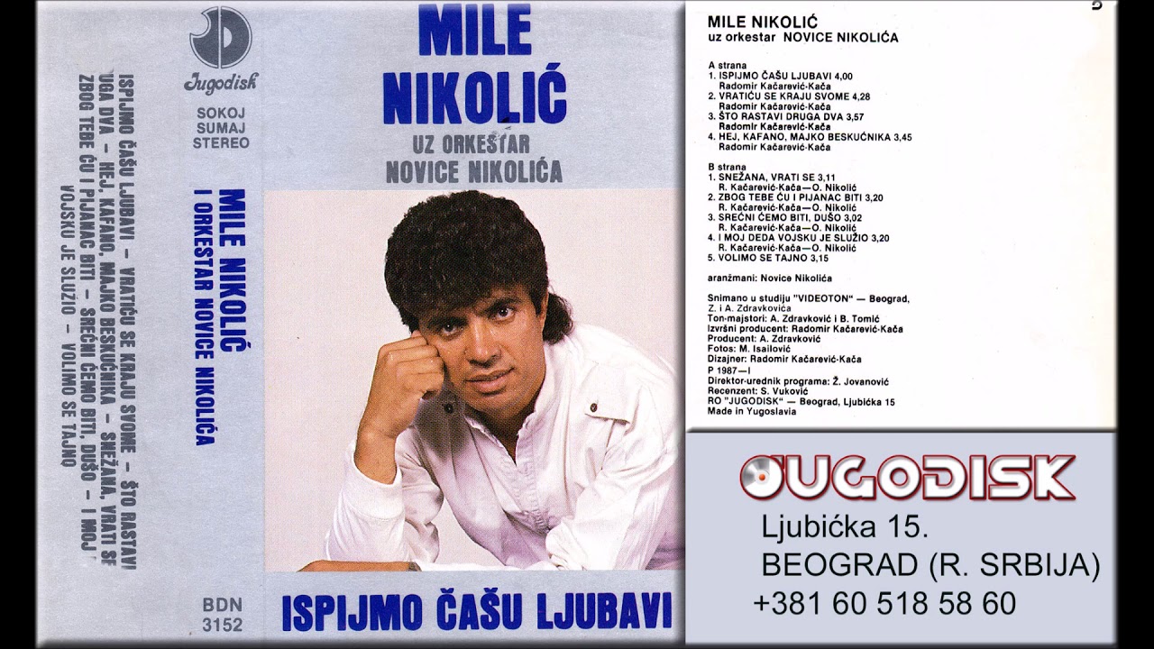 Mile Nikolic - Sto rastavi druga dva - (Audio 1987)