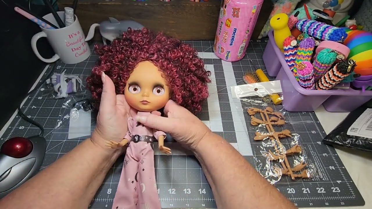 Opening New AliExpress Blythe Doll * Whoa That's A lot Of Hair! * Doll Collector * Fake Blythe